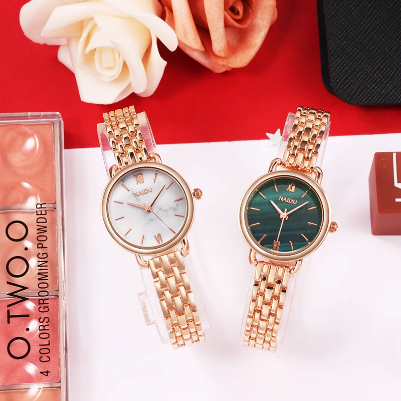 Женские часы бренда NAIDU, женские часы-браслет, Женские кварцевые наручные часы под платье, женские часы, новинка, Reloj Mujer Kol Saati