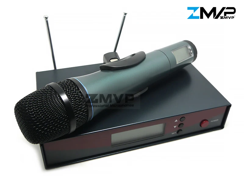 ZMVP Профессиональный 135 G2 UHF беспроводной микрофон караоке система с рукояткой беспроводной передатчик для живого вокала речевой сцены