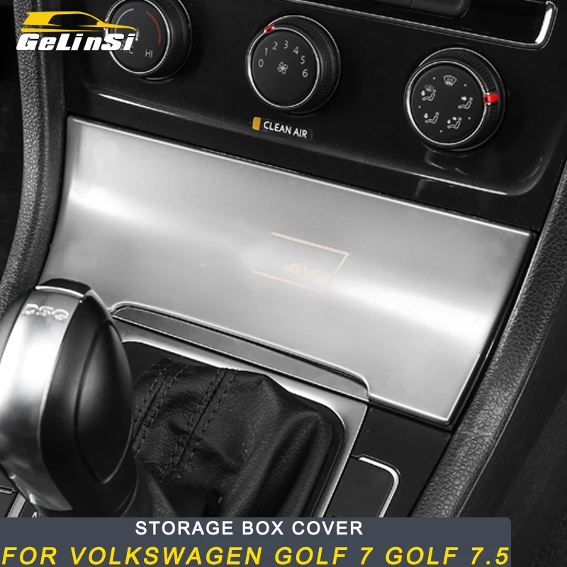 

Gelinsi For Volkswagen Golf 7 Golf 7.5 Car Styling Storage Organizing Box Panel Cover Trim Frame Sticker Interior Accessories