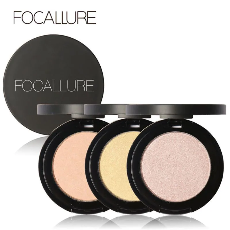FOCALLURE Imagic Highlighter Powder Palette Brighten Face Foundation