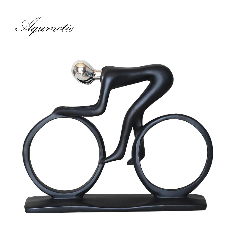 Aqumotic The Home Decor for Men Cyclist People End Table Decorations Outdoor Sports Peoples Room Decorative Table Top Tool
