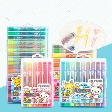 12/18/24 Цвета вращающийся картина маслом стержень для детей расцветка ручка для малышей в стиле «граффити» карандаш, кисточка масляная пастель