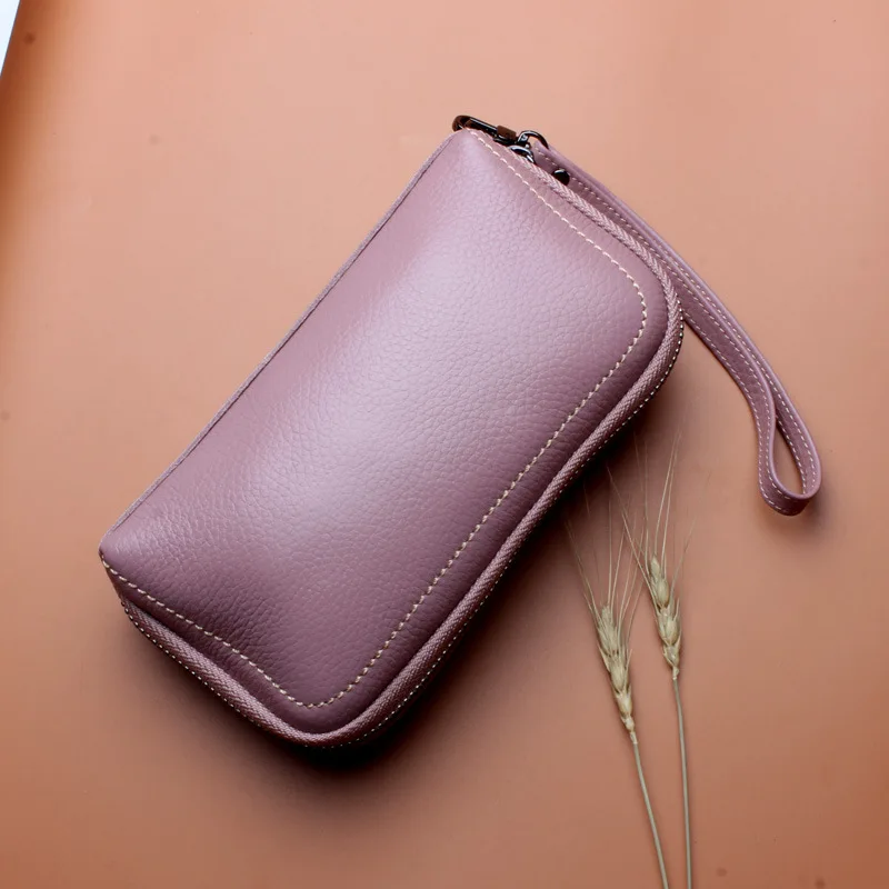 MOXI натуральная кожа Для женщин сумка клатч телефон молния для сумки Модный женский длинный комбинезон сесксуальный комбинезон женский кожаный бумажник карты карманный Для женщин