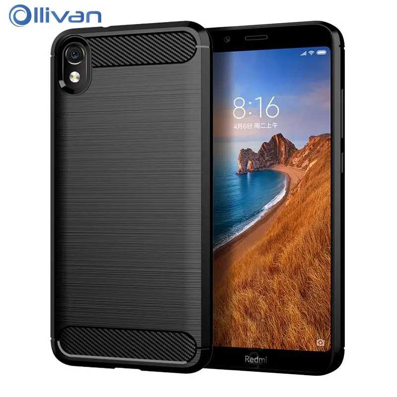 

XioMi RedMi 7A Case Silicone Soft Armor shockProof Cover For XiaoMi RedMi 7A RedMi7A 2019 Carbon Fiber Phone Fundas Coque Cases