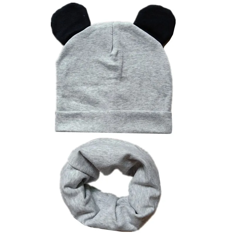 Boys Girls Cotton Solid Cap Soft Warm Cartoon Children Hat Cute Ears Design Spring Autumn Baby Kids Skullies Beanies Accessories mens skully Skullies & Beanies