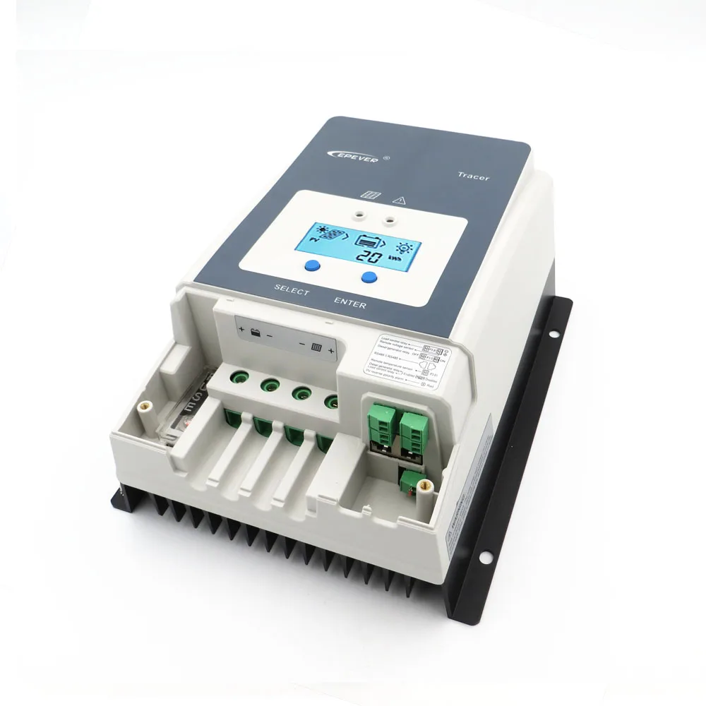 

EPSOLAR Tracer 10/20/30/40/50/60/80/100A MPPT Solar Charge Controller Battery Charger Regulator 1KW 2KW 3KW 5KW 10KW Solar Kit