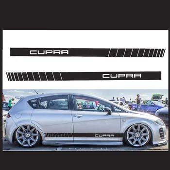 

Stylish car body sticker vinyl body decal racing stripe sticker for Seat Cupra Car accessories
