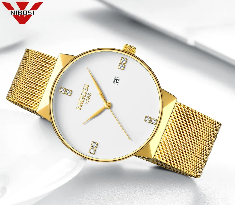 Kaufen NIBOSI Herren Uhren Top Brand Luxus Männer Mode Sport Uhren herren Wasserdichte Quarz Datum Uhr Mann Armee Militär Handgelenk uhr