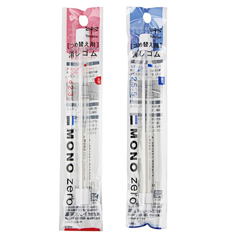 TOMBOW Mono Zero Push-out ручка ластик заправка карандаш ластик тонкий рисунок эскиз школьные ластики Канцтовары офисные принадлежности EH-KUS