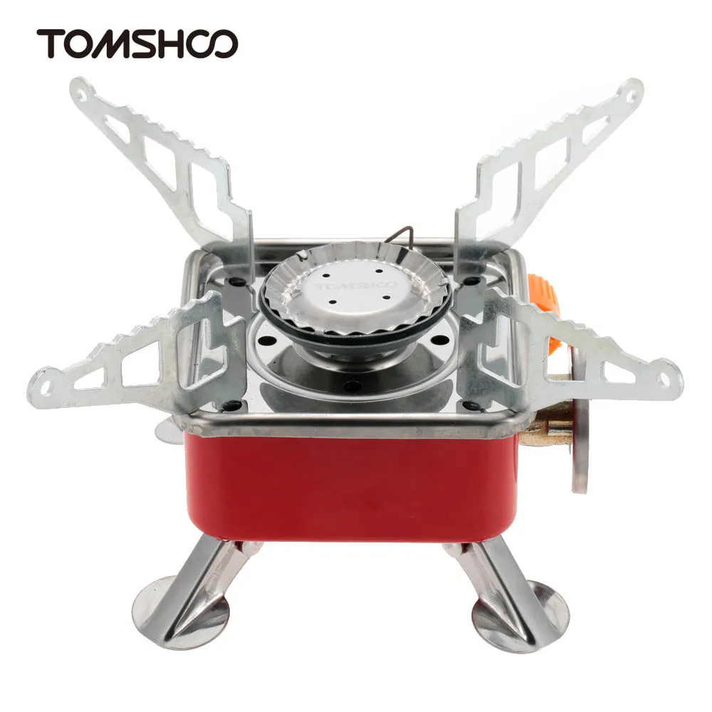 TOMSHOO Camping Stove Portable Gas Stove 2800W Gas Stove Collapsible