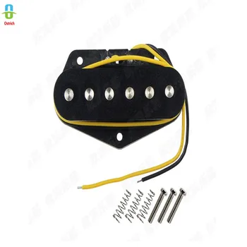 

Electric Guitar Single Coil Pickup Bridge Black ForTele Single Coil Pickup Black