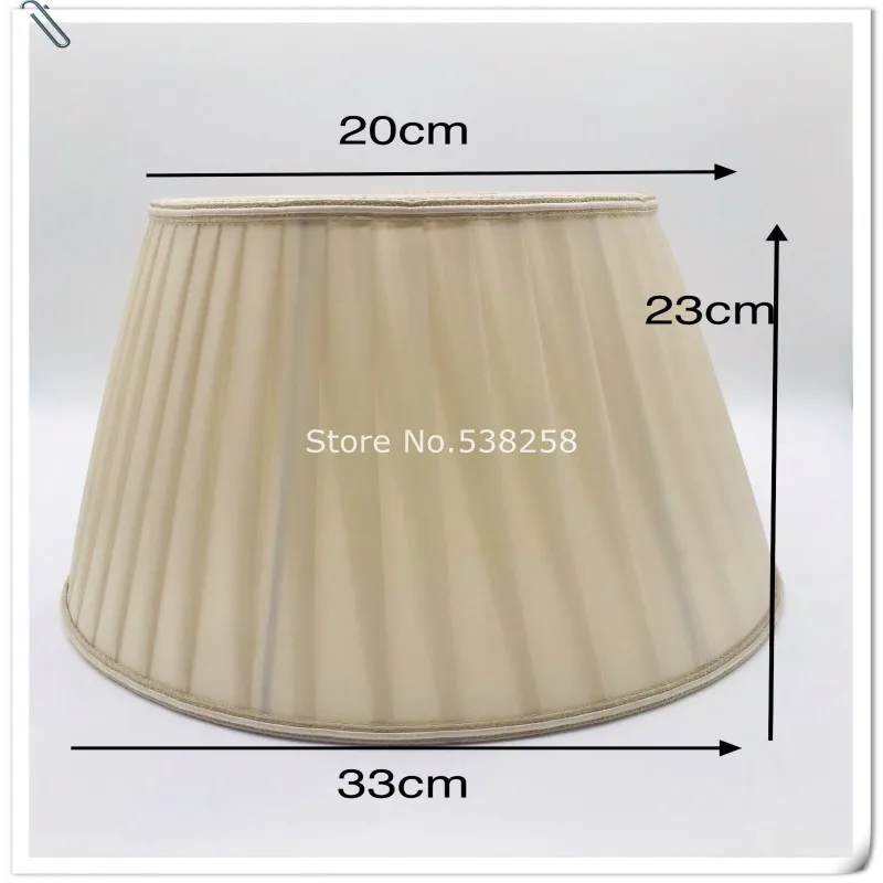 

E27 Art Deco lamp shade for table lamp beige round fabric lamp shade Nordic Style Modern Lamp Cover for Home Decoration