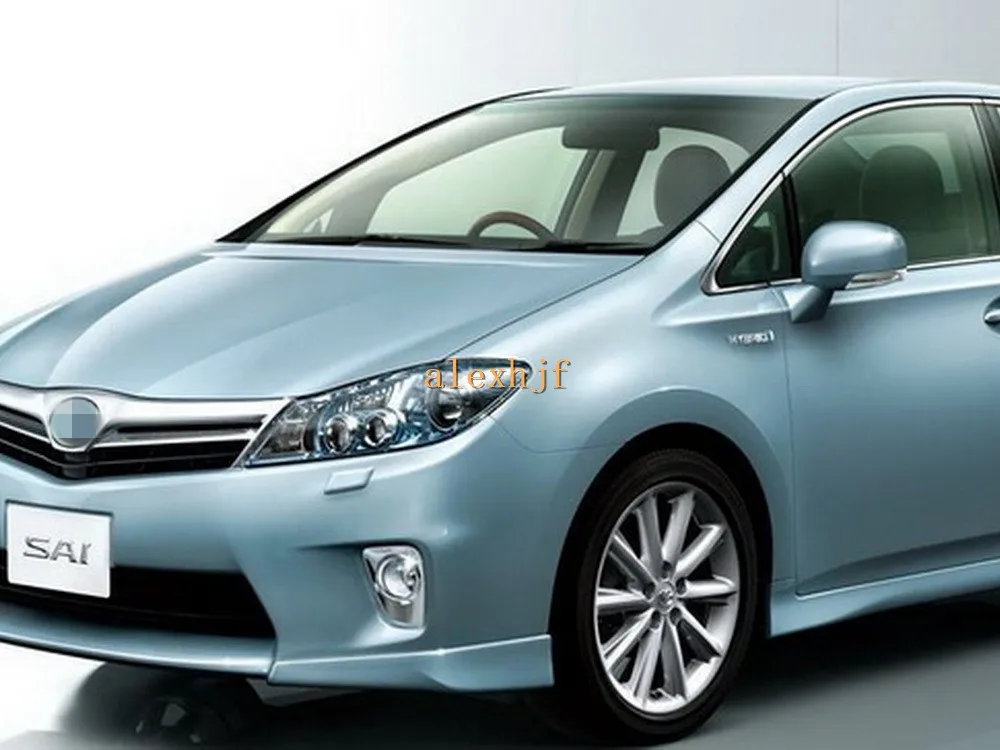 Светодиодный зеркальный чехол для Toyota Wish Markx Prius Crown Venza Iq и т. д.; стример желтый поворотники, DRL, наземная лампа