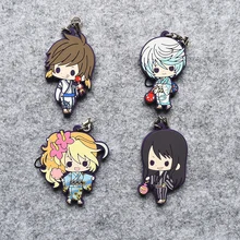 Masalları Zestiria masalları Vesperia Anime Mikleo Sorey mide Maxwell Yuri Lowell TOZ kauçuk kayış anahtarlık