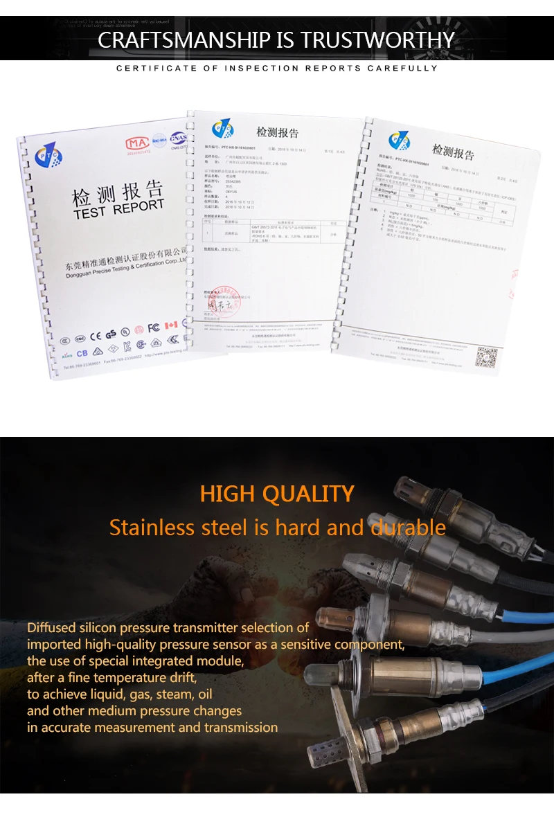 SPSONER High Quality Oxygen O2 Sensor For Citroen For Ford Hyundai Renault Volvo VW Lambda OEM number 0258986507 new arrive (4)