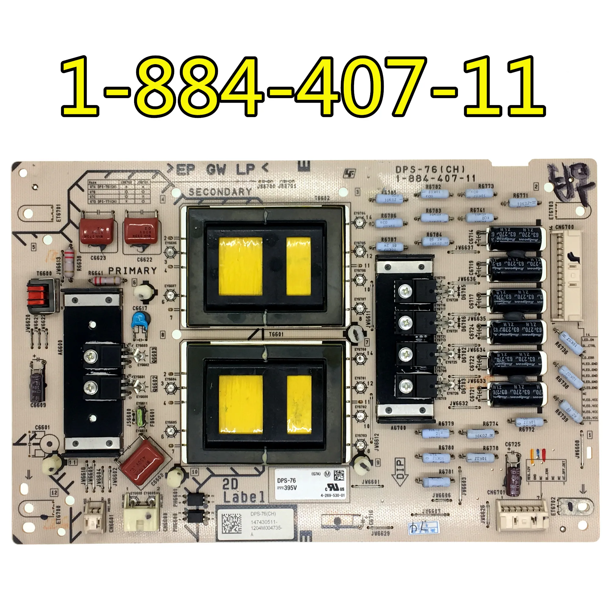 original 100% test for SONY KDL-60NX720 POWER BOARD DPS-76 (CH) 1-884-407-11 | Электроника