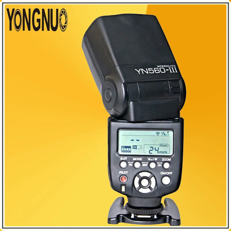 YN 560 III Professional Flash Speedlight Flashlight, GN58 2.4G Receiver