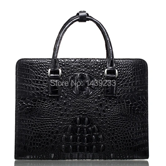 

Genuine Crocodile leather briefcase men business bag crocodile leather 100% original material