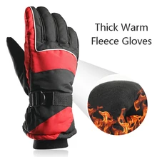 

Warm Gloves for Men Women Winter Thick Fleece Waterproof Anti-slip Ski Gloves Outdoor Windproof Snowmobile Snowboard Sport Glove