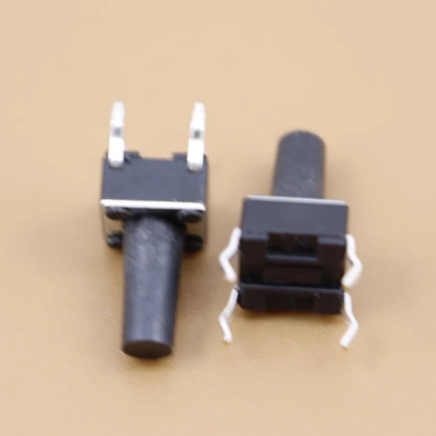 

YuXi 1pcs Push Button Switch 6*6*11 Tact Switch Tactile 6x6x11 SMD SMT height is 11mm