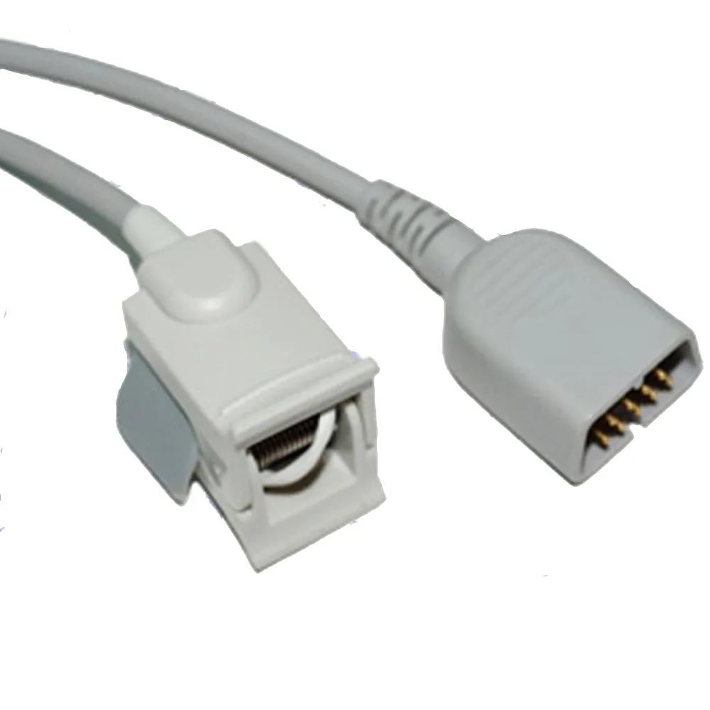 

Compatible NK TL-101T adult SpO2 sensor finger clip DB 9-pin 1 meter length TPU cable
