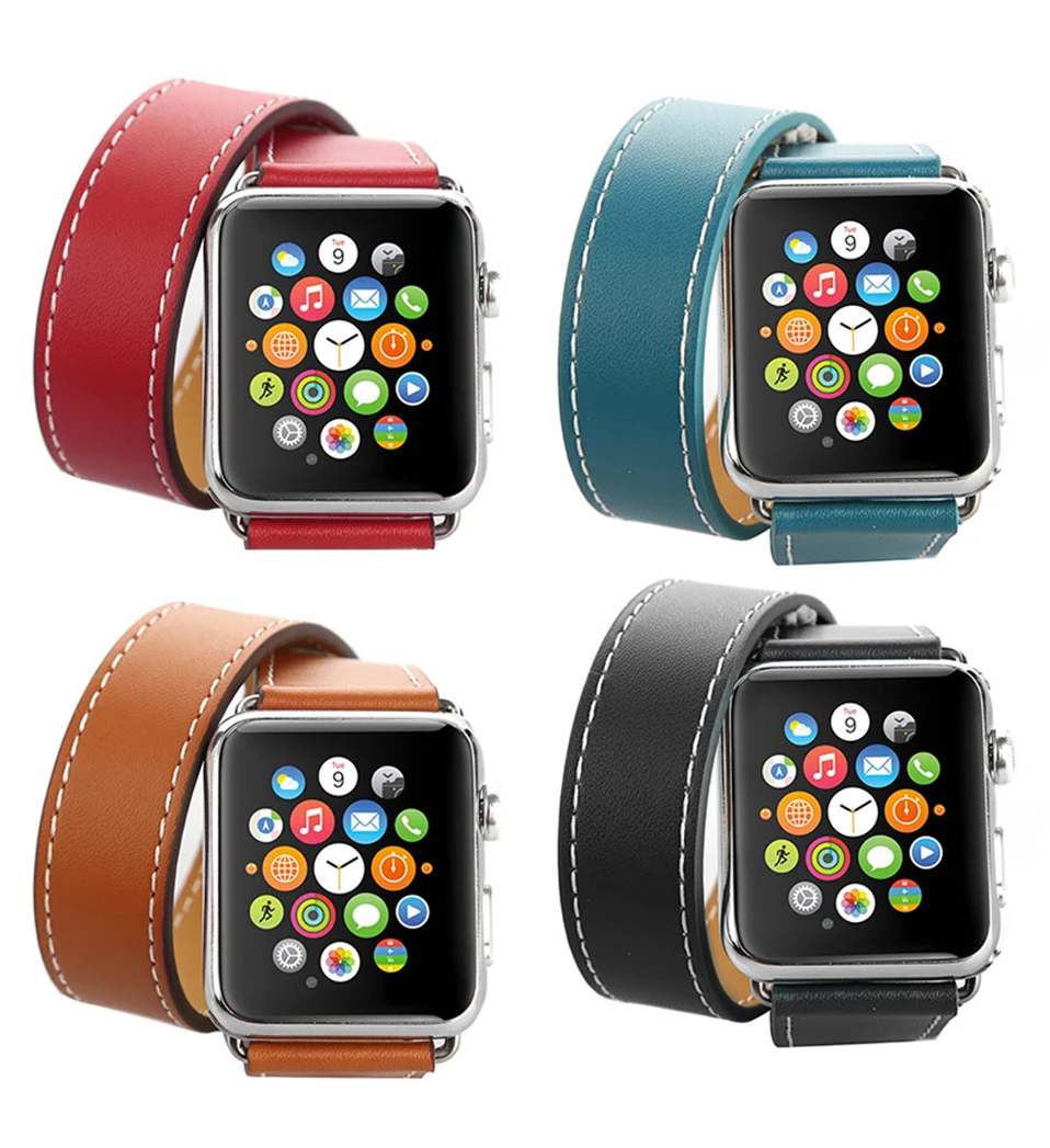 Genuine Leather Strap For iwatch Bracelet Apple Watch Band 42mm 38mm Sport Bracelet For Series 3 2 1 Watch Strap (15)