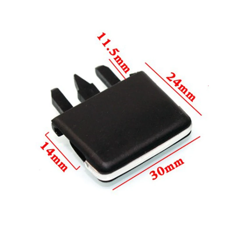 Air-conditioning Installation 1Pair Slice Air Conditioning Leaf Adjust Clips Car Air Vent Louvre Blade for Toyota Corolla