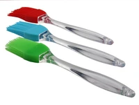 2015 Fashion New Protable Plastic Transperment Candy Colors Bakeware Mini Butter Brush Kitchen Accessories 100 pcs/lot