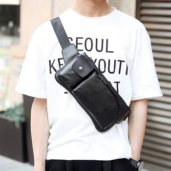 

Tidog Korean men's chest pack cortex of leisure and fashion chest bag