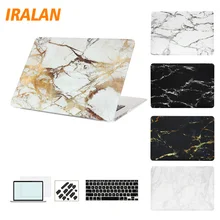Матовый жесткий защитный чехол с мраморным принтом для ноутбука MacBook Air 11 12 13 Pro 15 дюймов с retina+ крышка клавиатуры+ пленка