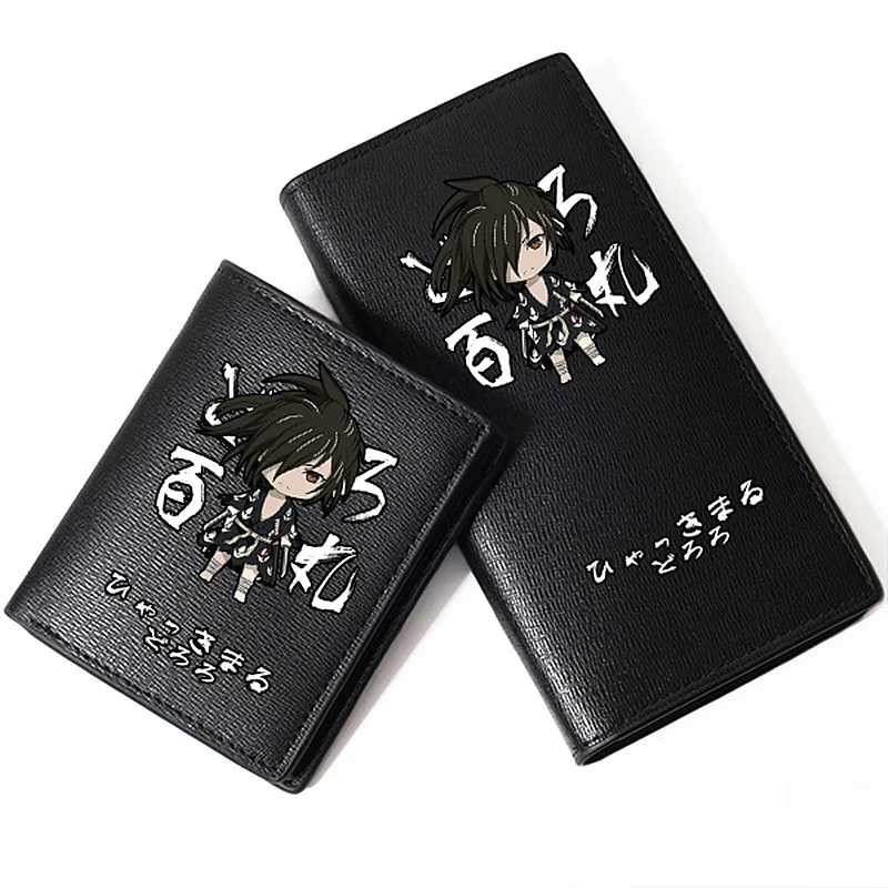 

Japanse Cartoon Dororo Hyakki Maru Cosplay Long Coin Purse Anime ID Card Holder Pu Leather Short Wallet High Quality Change Bag