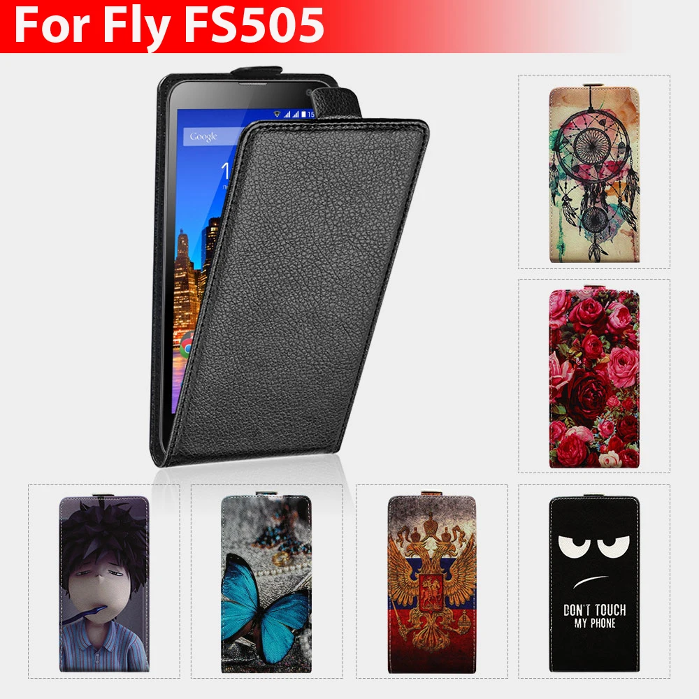 Высококачественный роскошный флип-кожаный чехол для Fly FS505 Nimbus 7 Чехол флип-чехол