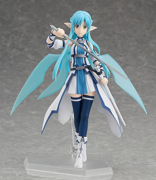 Аниме Sword Art Online Figma 289 Kirigaya Kazuto Kirito Figma 264 Yuki Asuna Figma 314 LEAFA ПВХ Фигурки игрушки куклы 15 см - Цвет: Figma 264