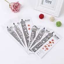 100 шт. модные линейки закладки горячий воздух воздушный шар карусели многофункциональный металлический Линейки с Ремешок творческих канцелярские