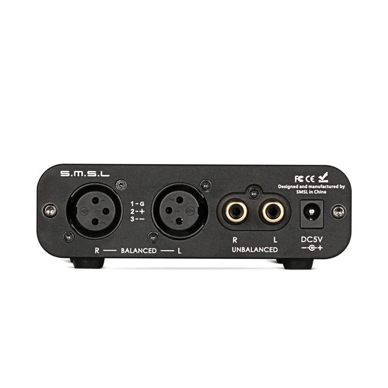 SMSL SAP-9 Full Balanced Headphone Amplifier RCA XLR Input RCA and 6.35 mm Headphone Jack 2.5mm Four Pole Balanced Output