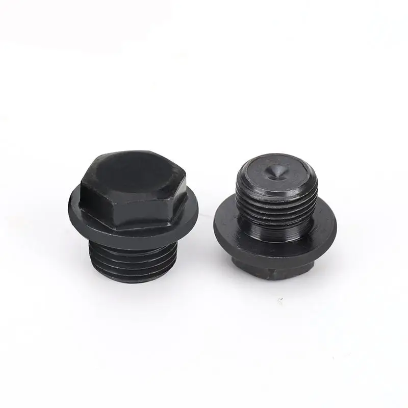 2 &quotBSPP наружная заглушка из углеродистой стали с фланцем Шестигранная головка