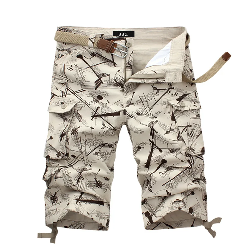 Военные стильные мужские шорты Карго пляжные шорты Армейский Камуфляж Мужская Специальная полицейская одежда Карманы повседневные шорты тактильные