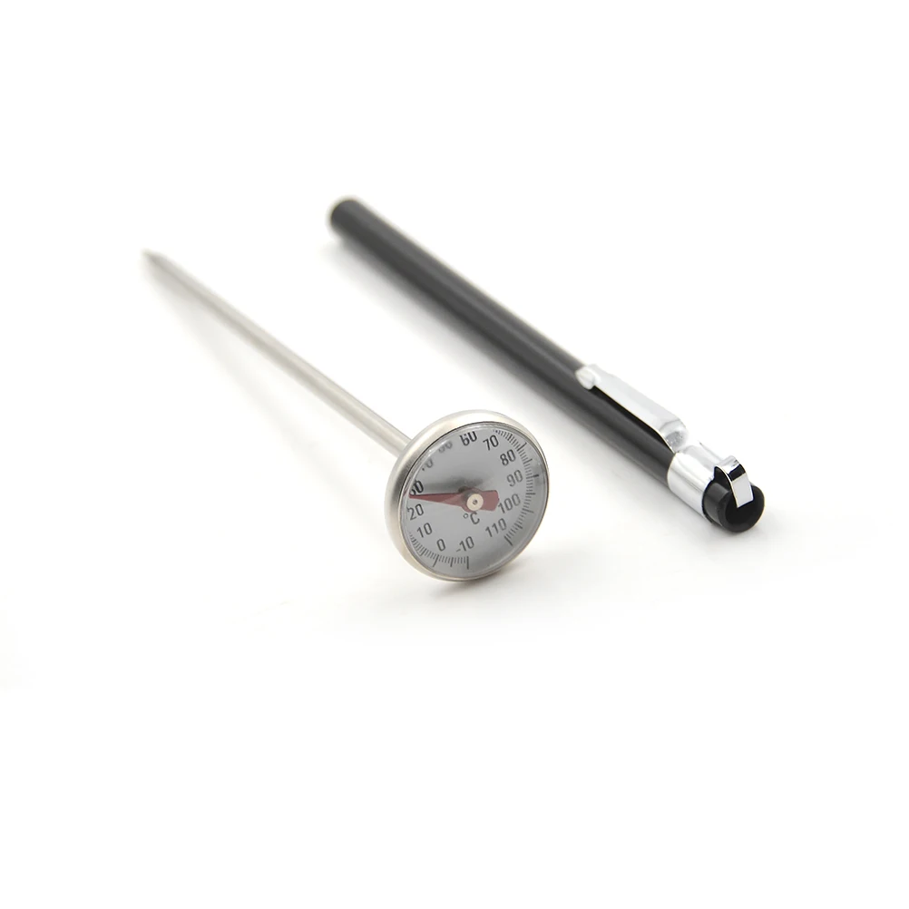 

New Stainless Steel Oven Dual Gage 100 Degree Thermometer BBQ Smoker Pit Bimetallic Quick Response Temp Gauge Bakeware
