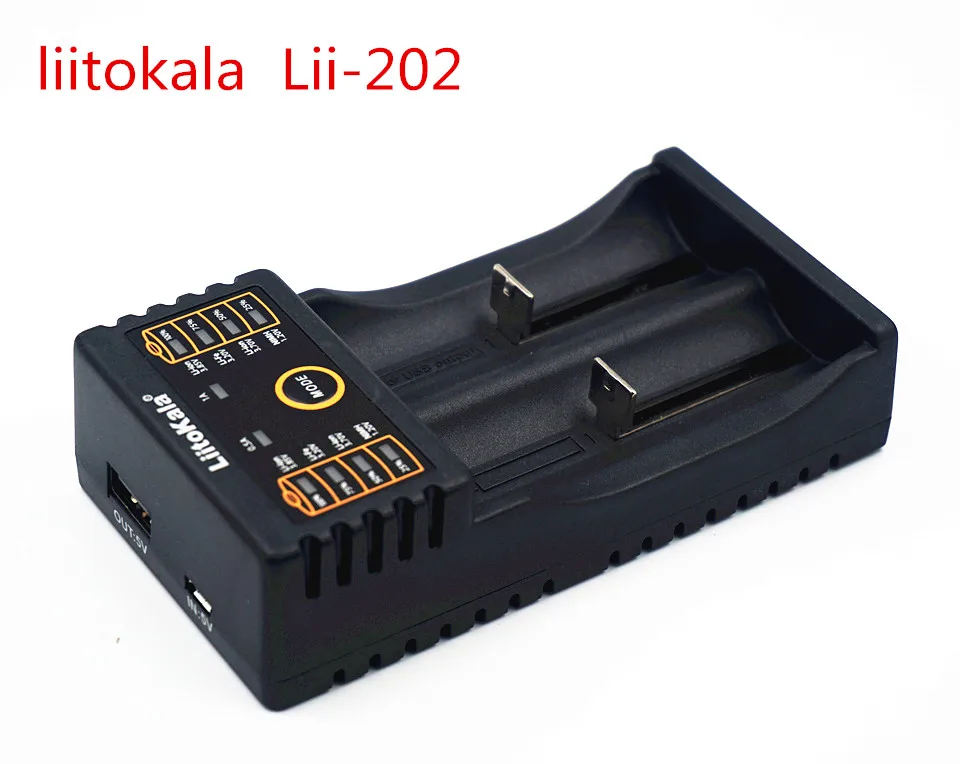 LiitoKala Lii 202 18650 зарядное устройство 1 2 V 3 7 85 AA/AAA 26650 10440 14500 16340 smart battery ch|charger charger|charger