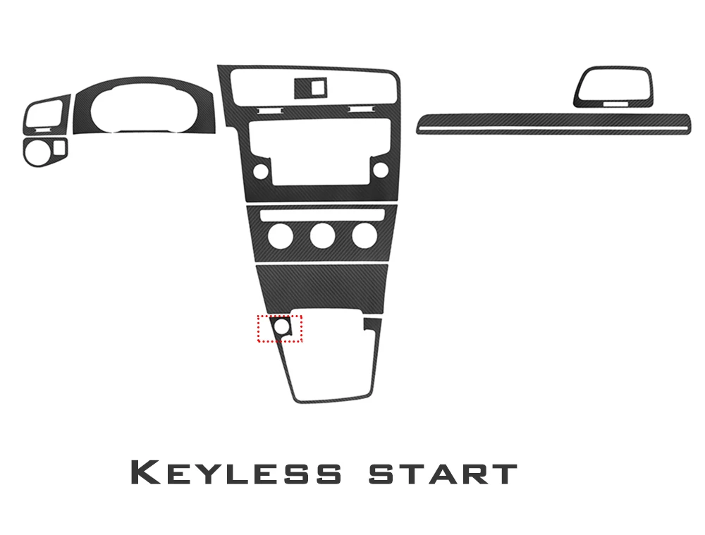 Интерьер спортивные красное углеродное волокно защиты наклейки из углеродного волокна авто Стайлинг для VW Volkswagen Golf 7 MK7 GTI аксессуары