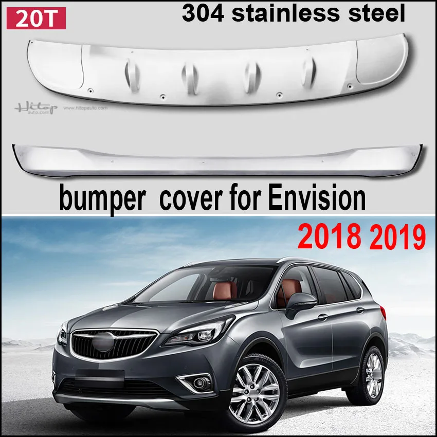 

New arrival bumper protector cover skid plate bull bar for Buick Envision.2PCS 304 stainless steel,from China famous factory