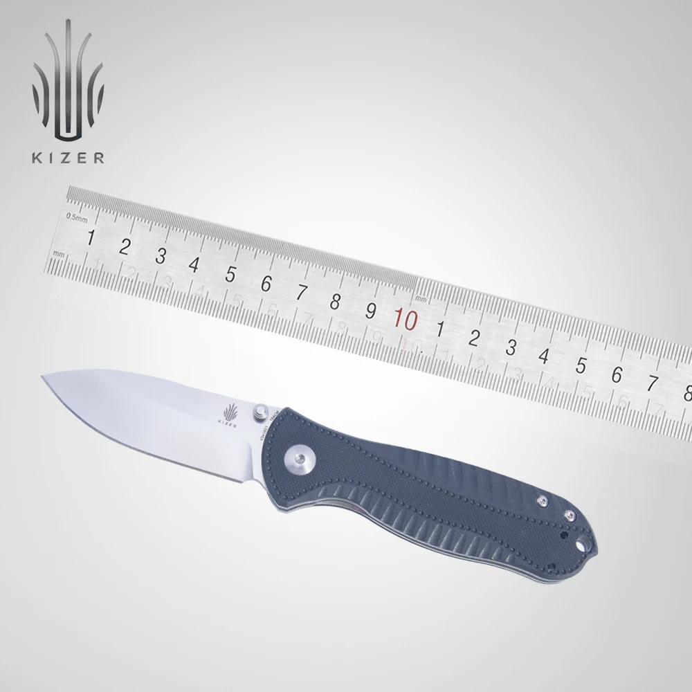 

Kizer folding knife mini knife 2019 new arrivals 154CM steel outdoor camping knife for hunting high quality survival tools