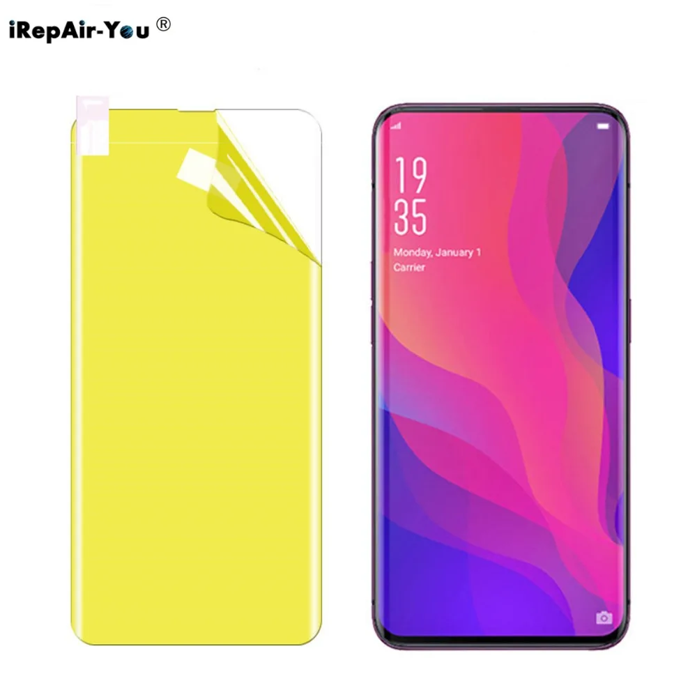 10D мягкая ТПУ Гидрогелевая пленка для OPPO Find X Reno 10 R15 R17 Pro RX17 Neo A3 A5 F5 F9 F7 Nano HD полное покрытие экрана Защитная пленка