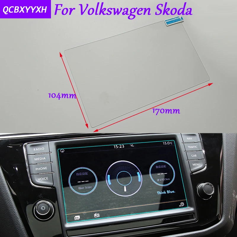 Car Styling GPS Navigation Screen Glass Protective Film For VW Golf Polo Tiguan Touran Touareg CC Jetta Skoda Superb Octavia Car Styling GPS Navigation Screen Glass Protective Film For VW Golf Polo Tiguan Touran Touareg CC Jetta Skoda Superb Octavia