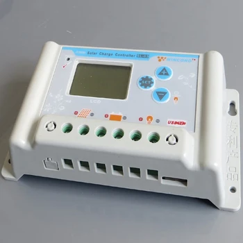 

10A 36V 48V 60V solar charge controller regulator with USB LCD Li Li-ion lithium LiFePO4 batteries 10amp solar charge controller