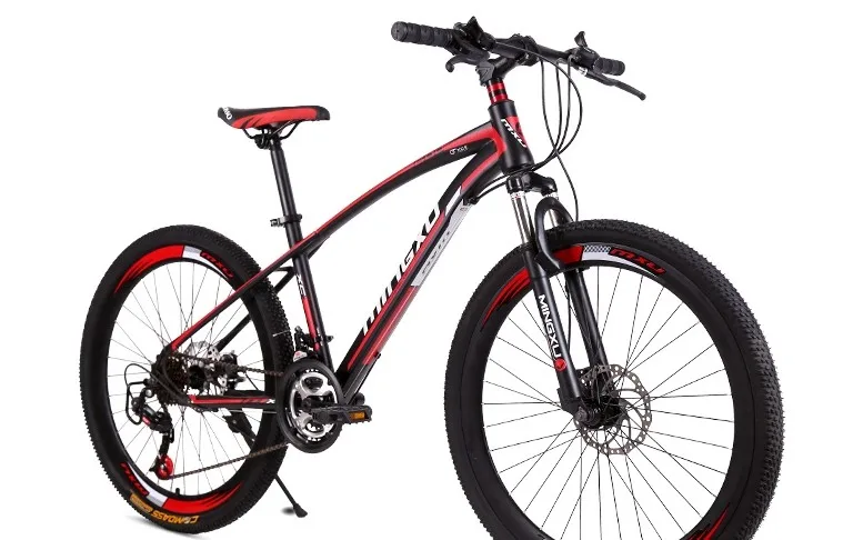 Горный велосипед высокоуглеродистая стальная рама 21-speed 26-Inch 30-Spoke Wheel Adult Cross-Country