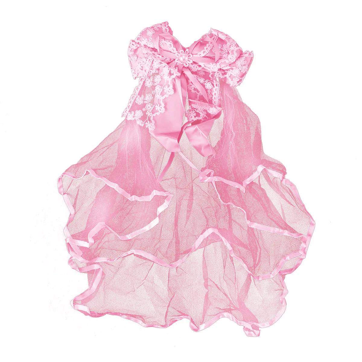 Детская вуаль с цветочным узором для девочек; детская свадебная вуаль; кружевная отделка с бантом; Свадебная пряжа; цветочная вуаль для