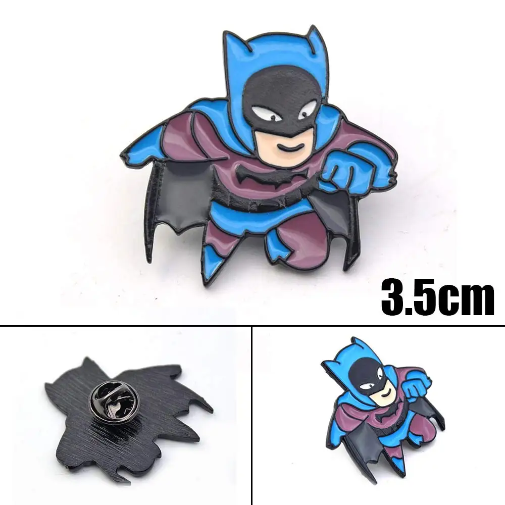 

Batman Badge Pin DC Justice League Superhero Symbol Metal Enamel Lapel Brooch Chest Button Cosplay Collection Ornament Jewelry