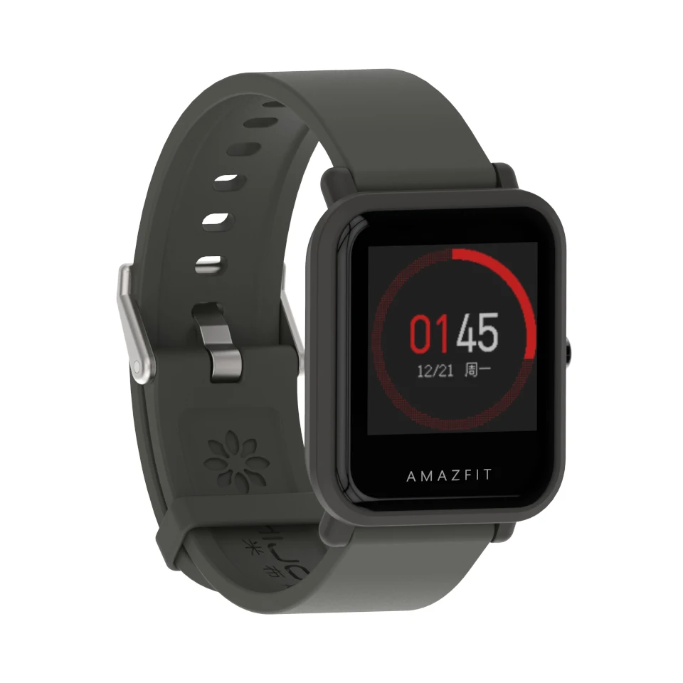 Mijobs 20mm Silicone Wrist Strap for Xiaomi Huami Amazfit Bip BIT Smart Watch Band Accessories Sports Bracelet Correa Wristband