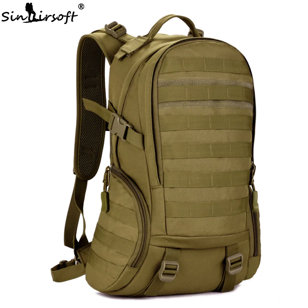  SINAIRSOFT Military Tactical Backpack 35L Rucksack 14 Inches Laptop Fishing Molle System Backpack T